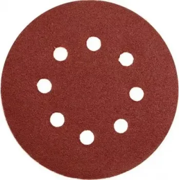Příslušenství k nářadí Yato - Brusný papír na suchý zip 125mm P80 5ks YT-83453