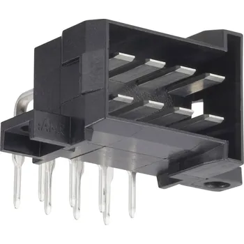 Elektrický konektor TE Connectivity J-P-T konektor do DPS 4, rozteč 5.60 mm, 828801-1, 1 ks