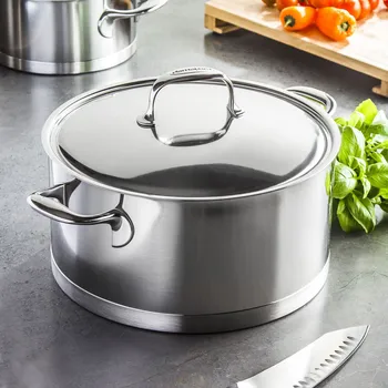 Hrnec DEMEYERE Atlantis 8,4 l - nerezový hrnec s pokličkou