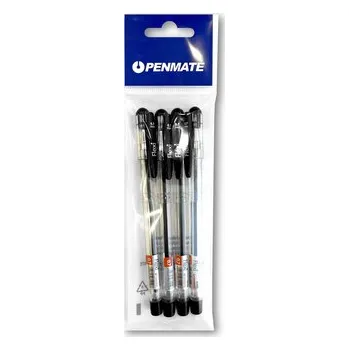 Długopis Flexi. Czarny 4 sztuki