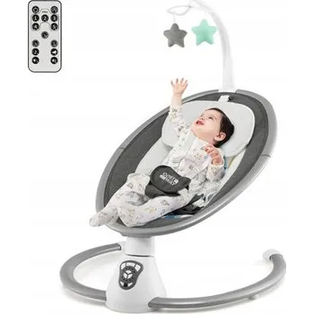 Elektrické dětské lehátko BC10179DE-GR, 65,5 x 71,5 x 76 cm, šedá - A COSTWAY