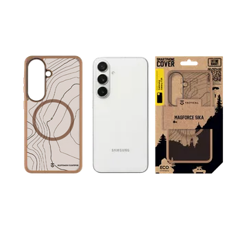 Pouzdro na mobilní telefon Zadní kryt Tactical MagForce Hyperstealth Sika pro Samsung Galaxy S26, mocha mousse