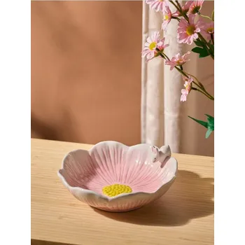 Sinsay - Keramická dekorativní mísa ve tvaru květu - růžová - 853IN-30X - 853IN-30X-ONE