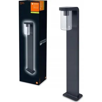 Venkovní osvětlení Venkovní Zahradní Stojací Lampa Sloupek E27 80cm IP44 Šedá Cascade Osram