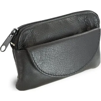 Peněženka Kožená klíčenka Arwel 0365­ - černá