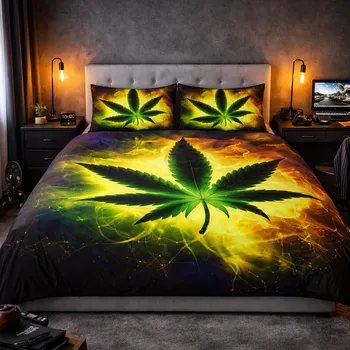 Povlečení 2-dílné ložní povlečení - Zelená energie