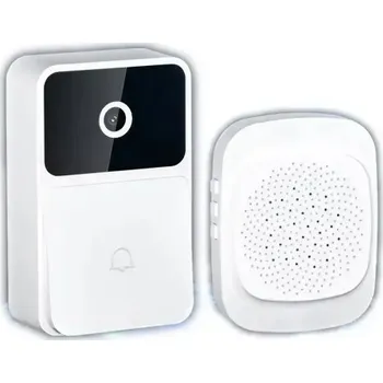 Domovní zvonek WiFi video domovní zvonek 7,5 x 4,6 x 2 cm noční vidění obousměrné audio bateriový chytrý zvonek