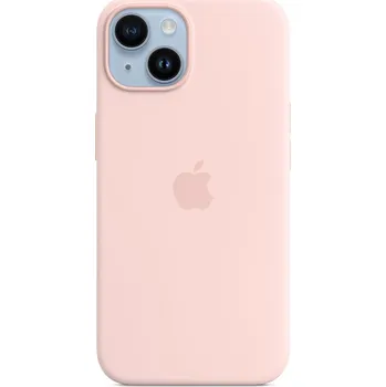 Apple iPhone 14 Silicone Case with MagSafe-Chalk Pink MW5V3ZM/A