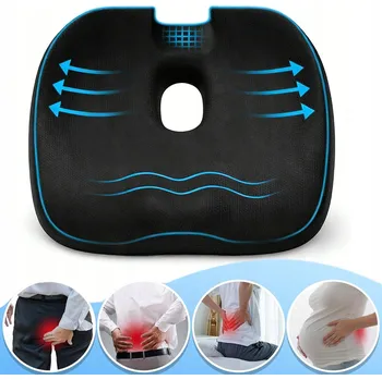 Polštář Ortopedický polštář na sezení do kanceláře, auta, domů, na židli