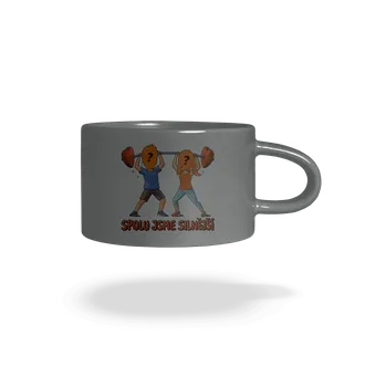 Bastard Spolu jsme silnější hrnek makronka Grey Macaron