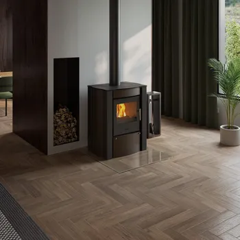 Krbová kamna Sklo pod kamna - FLAMINGO Obdelník 850x1000 mm, fazeta / 6 mm