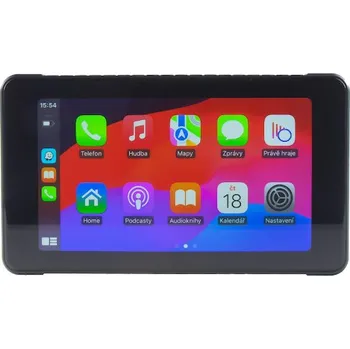 Autodíl Monitor 5 palců na motocykl s Apple CarPlay, Android auto, Bluetooth, micro SD, ds-504cam