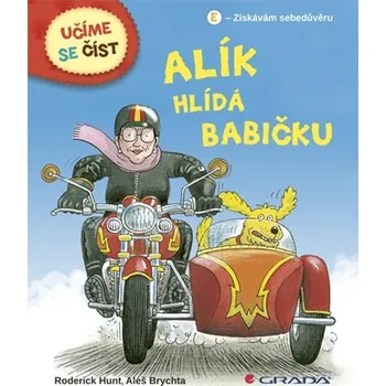 Alík hlídá babičku