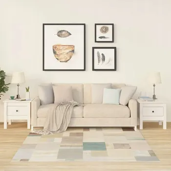 Konferenční stolek Konzolový Stolek VidaXL bílý 40 x 39 x 1 cm