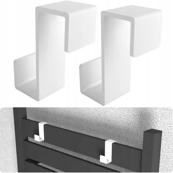 Věšák Háček bez vrtání NewOps bílý