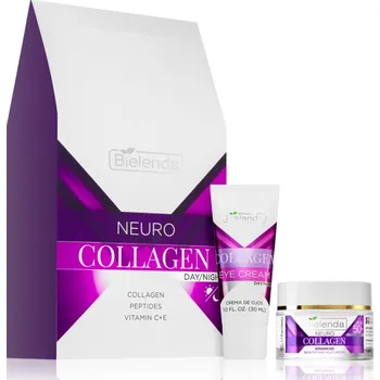 Pleťové sérum Bielenda Neuro Bielenda Neuro Collagen hydratační krém s protivráskovým účinkem 40+ 50 ml + Bielenda Neuro Collagen oční krém s kolagenem 30 ml