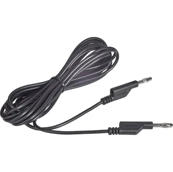 Měřicí kabel VOLTCRAFT MS5/SW měřicí kabel lamelová zástrčka 4 mm lamelová zástrčka 4 mm 5.00 m černá 1 ks