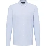 Pánská velká košile s dlouhým rukávem Mustang 1016247-5124 světle modrá (6XL)