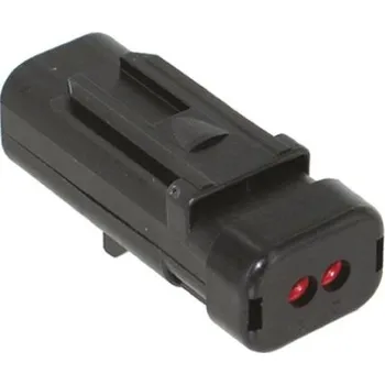 Elektrický konektor Automobilový konektor, počet kontaktů: 2 barva Černá, Samice, Kabelová montáž izolace krimpováním, řada: AMPSEAL 16,