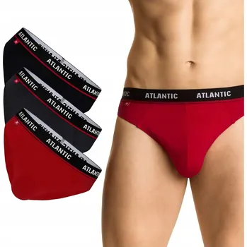 Slipy PÁNSKÉ SLIPY Atlantic 3MP-123 SPORTOVNÍ slipy bavlna 3-BALENÍ - XXL