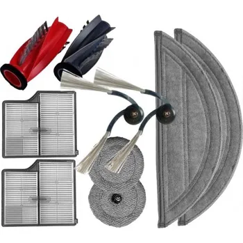 Sada příslušenství pro robotický vysavač Kartáče, HEPA filtry, mopy k vysavači ROBOROCK Saros 10 9ks sada