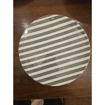 Talíř Mělký jídelní talíř 26,5 CM Šedý