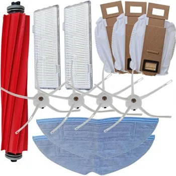 Sada příslušenství pro robotický vysavač HEPA filtry, kartáče, mopy k vysavači XIAOMI Roborock S7 + a sáčky, 12ks sada