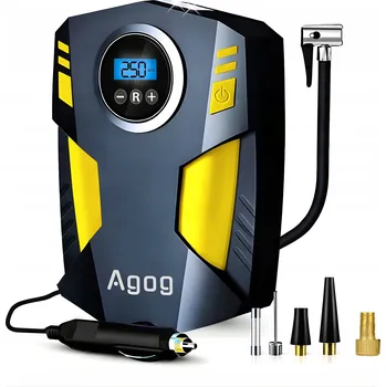 Kompresor Kompresor do auta 12V přenosný silný 10 bar elektrická pumpa AGOG