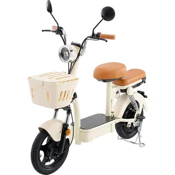 Elektrokoloběžka ISCOOTER Elektrická koloběžka Iscooter Y16 se sedadlem, baterie 48 V 20 Ah NO SIZE BÉŽOVÁ