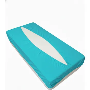 Prostěradlo Jersey prostěradlo obálkového střihu - tyrkysová Velikost: 90x200cm