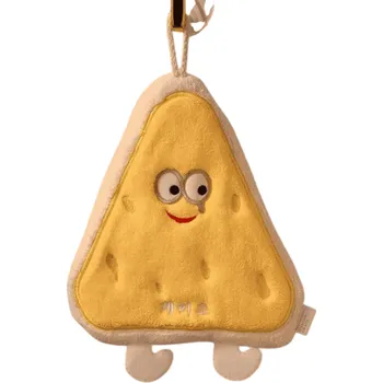 Kuchyňská zástěra Koupelnový ručník 25 x 19,5 cm Ve tvaru sýru Ručník s poutkem Kuchyňská utěrka na ruce Dekorativní textil