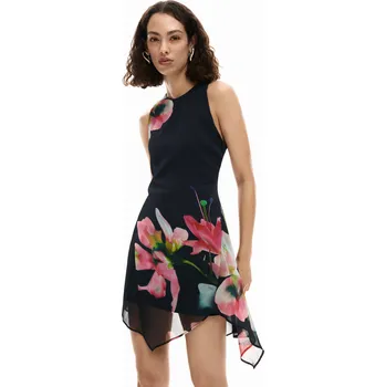 Dámské šaty Dámské letní šaty DESIGUAL 26SWVW46 2000 VEST NALA ASIMETRICO Velikost: XXL