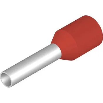 Weidmüller 1476270000 dutinka 1.5 mm² částečná izolace červená 100 ks