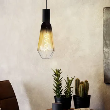 Osvětlení EGLO LED žárovka E27 4W T100 1 700K Vlákno pískové stmívání pískové barvy