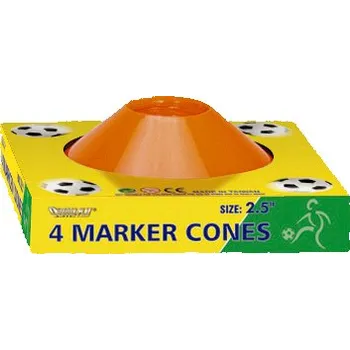 Sport Aga Fotbalové překážky MARKERCONES 2.5" 4 ks