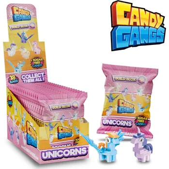 Bonbon DISKONT CG skládací kostky - jednorožec s cukrovinkou 1g