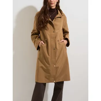 Dámský kabát Sinsay - Dlouhá parka s kapucí - béžová - 309HC-80X - 309HC-80X-XS