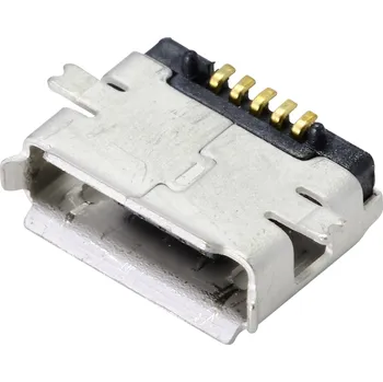 TRU Components Zásuvka microUSB 2.0 typ ABzásuvka, vestavná horizontálníMnožství: 1 ks