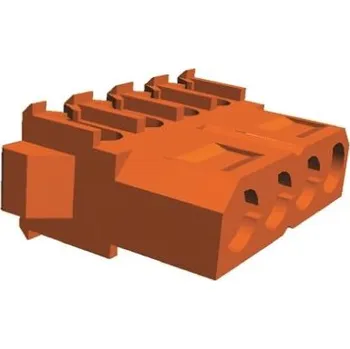 Elektrický konektor Konektor IDC, řada: MATE-N-LOK, rozteč: 5.08mm, počet kontaktů: 4, počet řad: 1, orientace těla: Pravý úhel, Samec,
