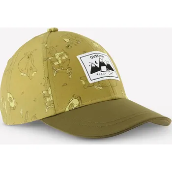 Kšiltovka QUECHUA Dětská turistická kšiltovka MH 100 48–52cm ZELENÁ