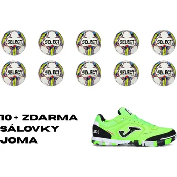 Fotbalový míč AKCE 10 + Sálovky Joma zdarma | Futsalový míč Select FB Futsal Mimas bílo žlutá Velikost míče: 4