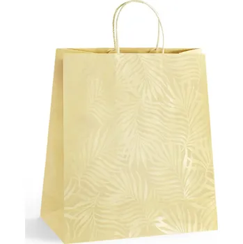 Nákupní taška Béžová luxusní taška Apulie 25x11x31 G108