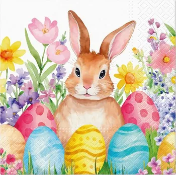 Papírový kapesník Paw Ubrousky PAW Dekor L (20ks) Egg Hunt 616332