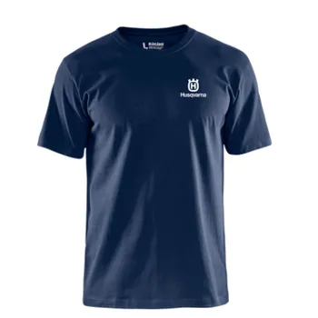 Pánská móda Triko HUSQVARNA tm. modré unisex, Velikost oblečení M Husqvarna 5951034