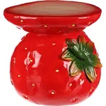 Taburet jahodový - menší, magnesium, barva červená