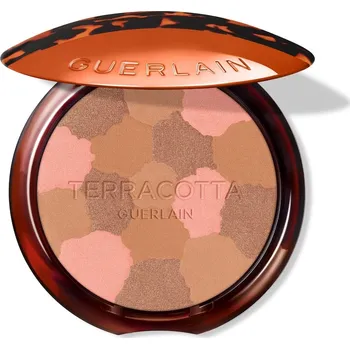 Pudr Guerlain - Terracotta Bronzující rozjasňující pudr, limitovaná edice Pudry 10 g Světle hnědá dámské