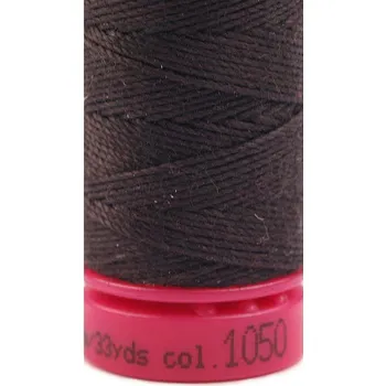 Nit Polyesterové nitě Aspo 30 / riflové návin 30 m, střední, 1050 Coffee Bean