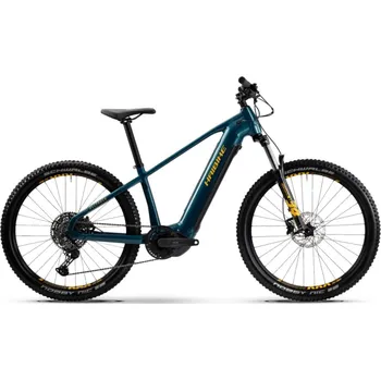 Jízdní kolo Horské elektrokolo HAIBIKE AllTrack 6 27.5 Ocean/Orange/Black Glossy - M 2025