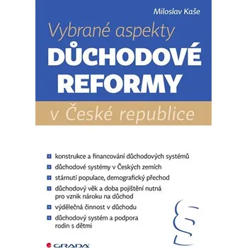 Kniha Vybrané aspekty důchodové reformy v ČR