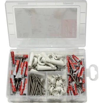 Hmoždinka Fischer 577062 easyDIY EasyHook Box s výběrem hmoždinek 113 ks